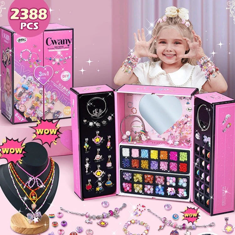 🎅Early Christmas Sale🎁 Girls Charm Bracelet Making Kit