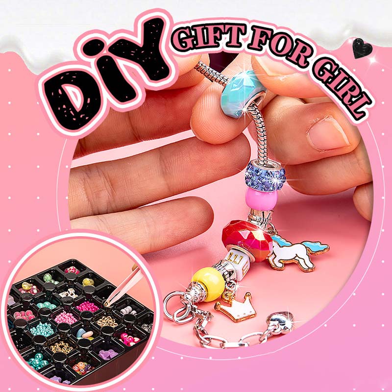 🎅Early Christmas Sale🎁 Girls Charm Bracelet Making Kit